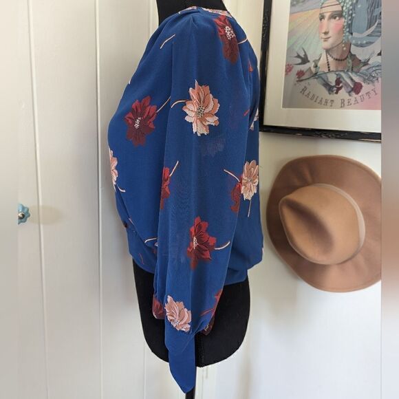 Madewell Preppy Coastal Garden Floral Academia Romantic Top XS - Picture 6 of 12